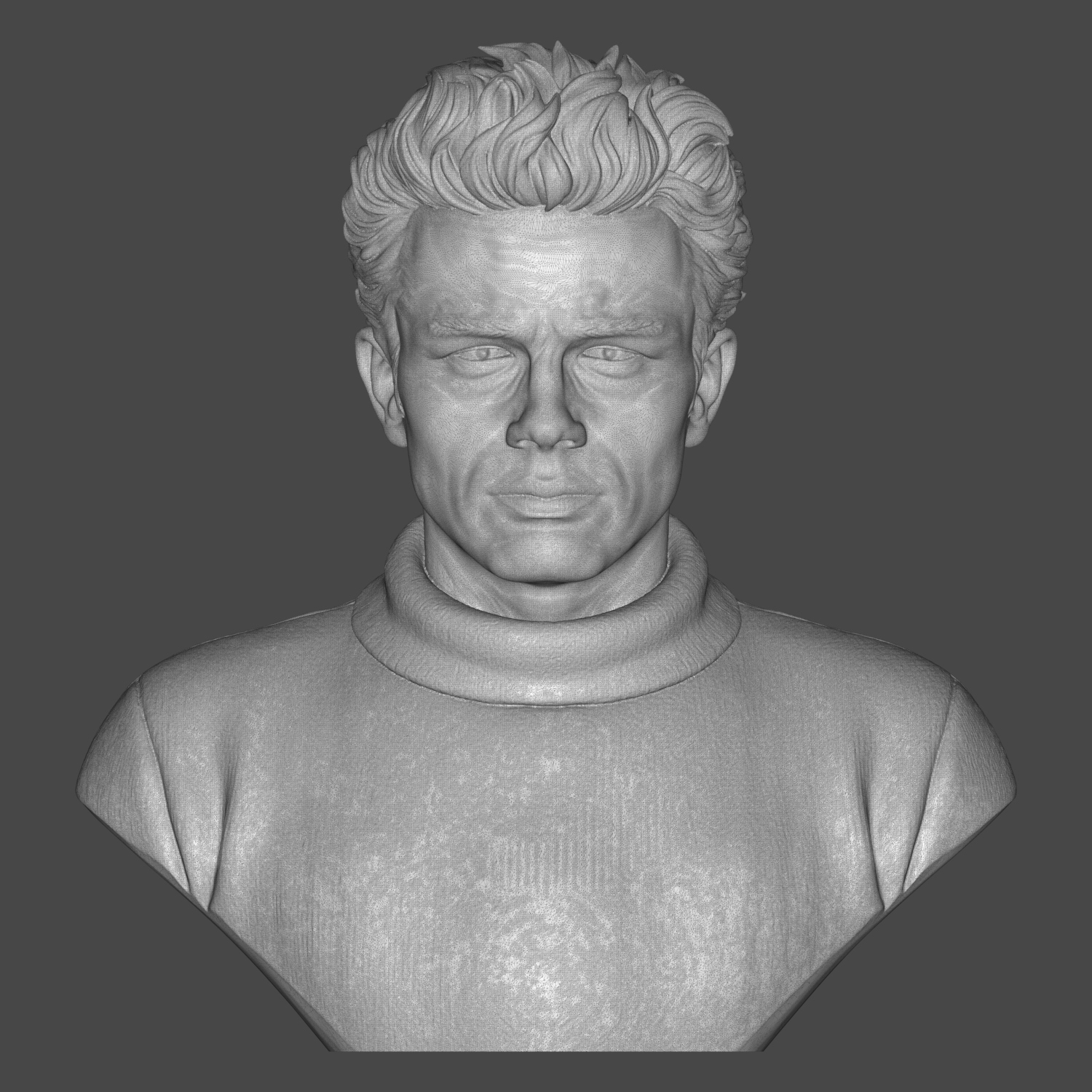 James Dean Bust 3D Printable 3D Model