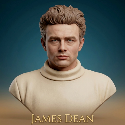James Dean Bust 3D Printable