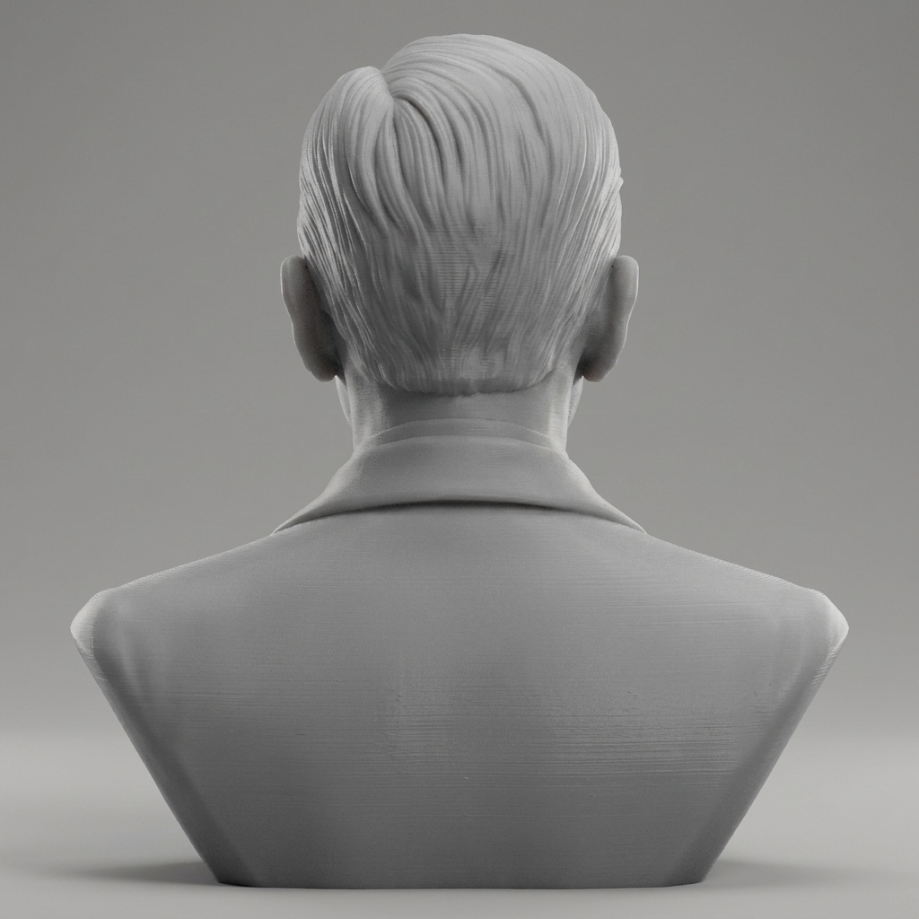 James Joyce 3D Printable Bust 3D Model