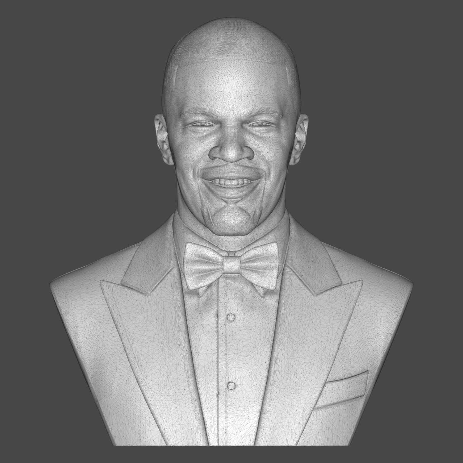 Jamie Foxx 3D Printable Bust 3D Model