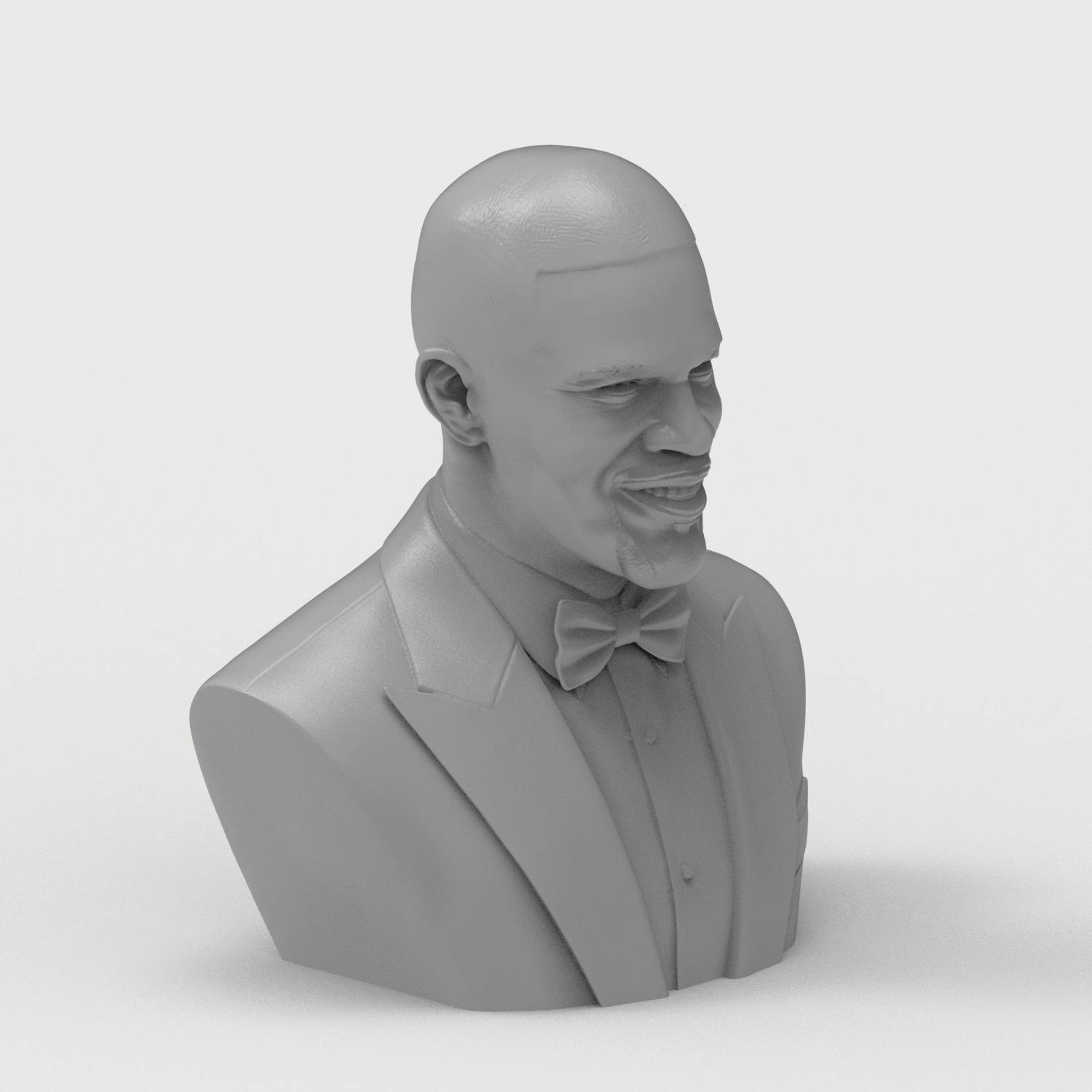 Jamie Foxx 3D Printable Bust 3D Model