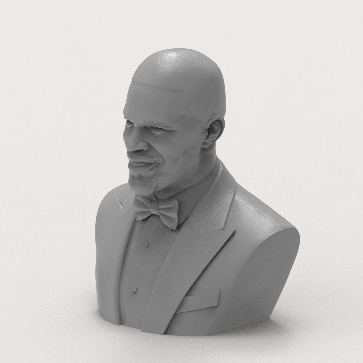 Jamie Foxx 3D Printable Bust 3D Model