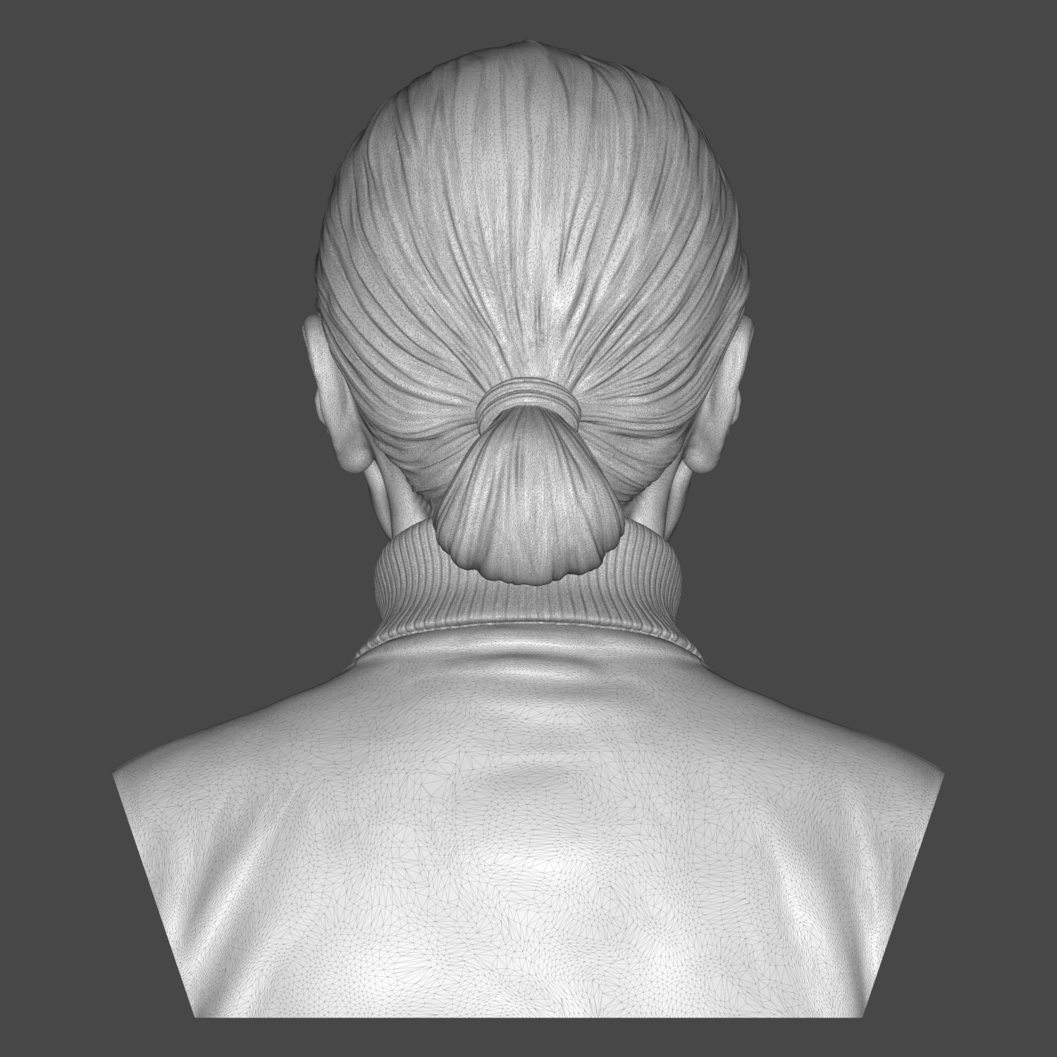 Jane Goodall 3D Printable Bust 3D Model