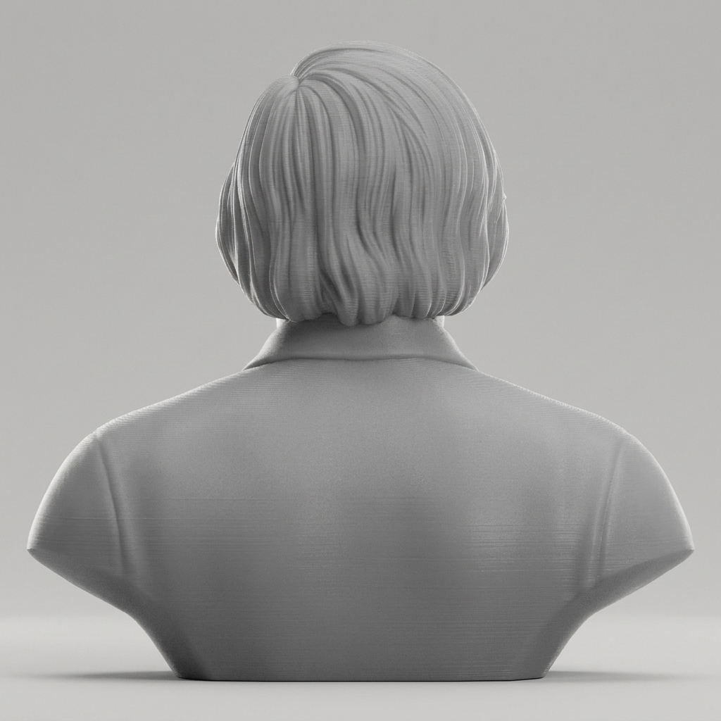 Javier Bardem Anton Chigurh 3D Printable Bust 3D Model