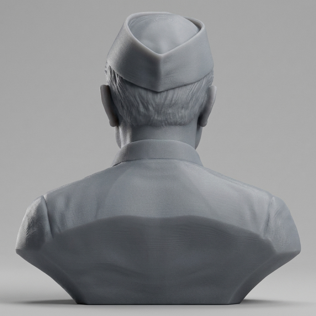 Jawaharlal Nehru 3D Printable Bust 3D Model
