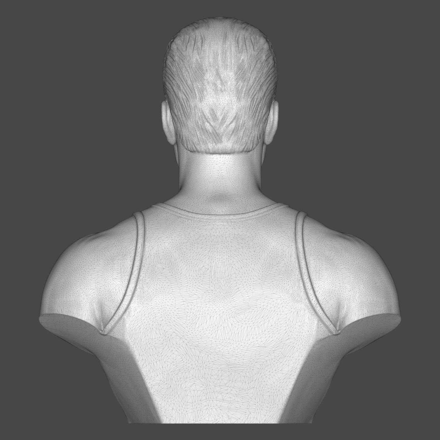 Jean-Claude Van Damme 3D Printable Bust 3D Model