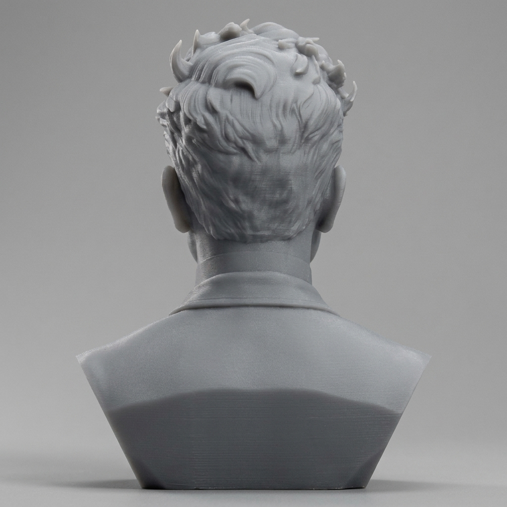 Jean Sibelius 3D Printable Bust 3D Model