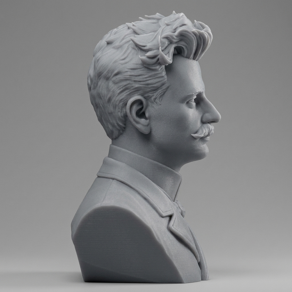 Jean Sibelius 3D Printable Bust 3D Model