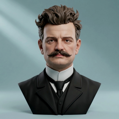 Jean Sibelius 3D Printable Bust