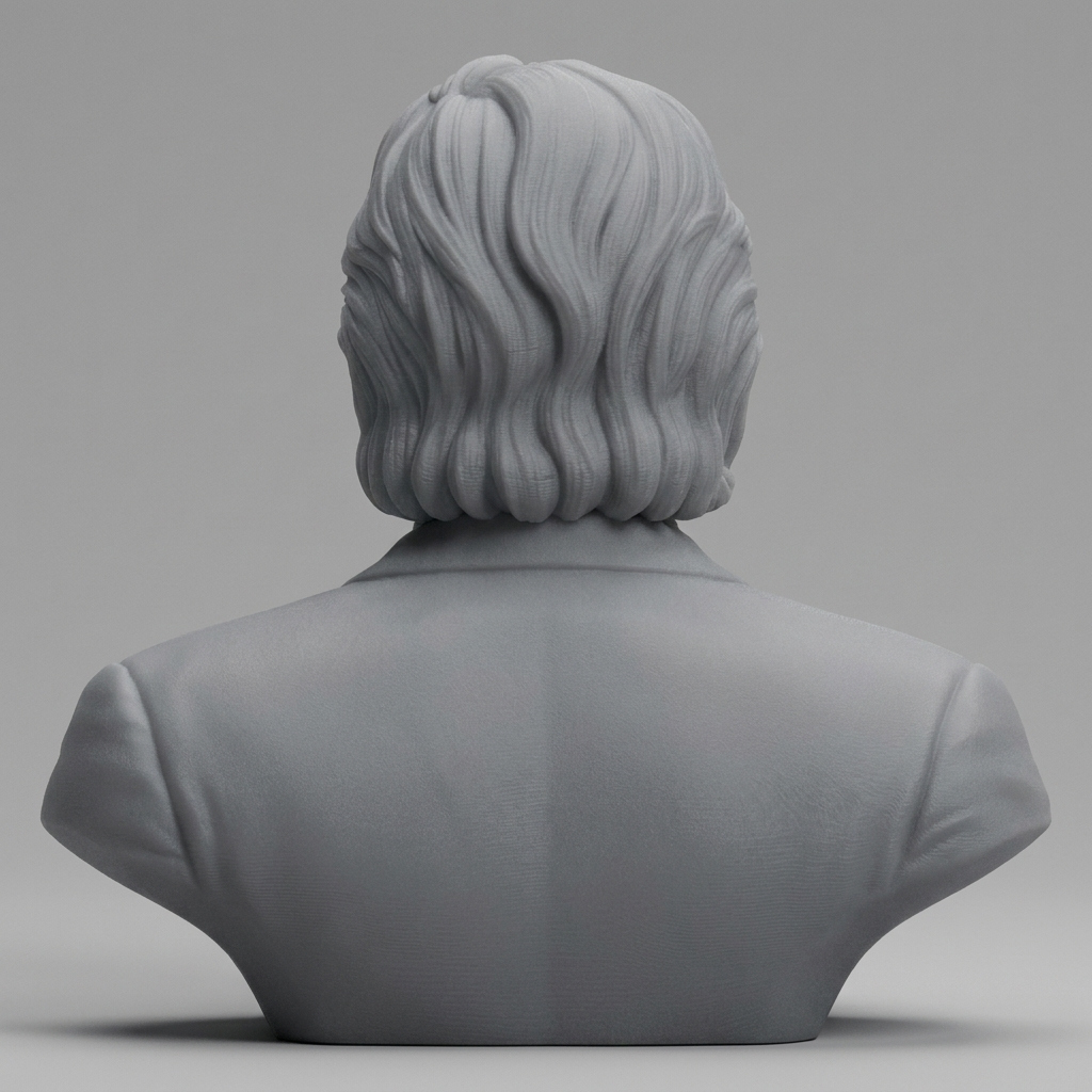 Jeff Bridges 3D Printable Bust 3D Model