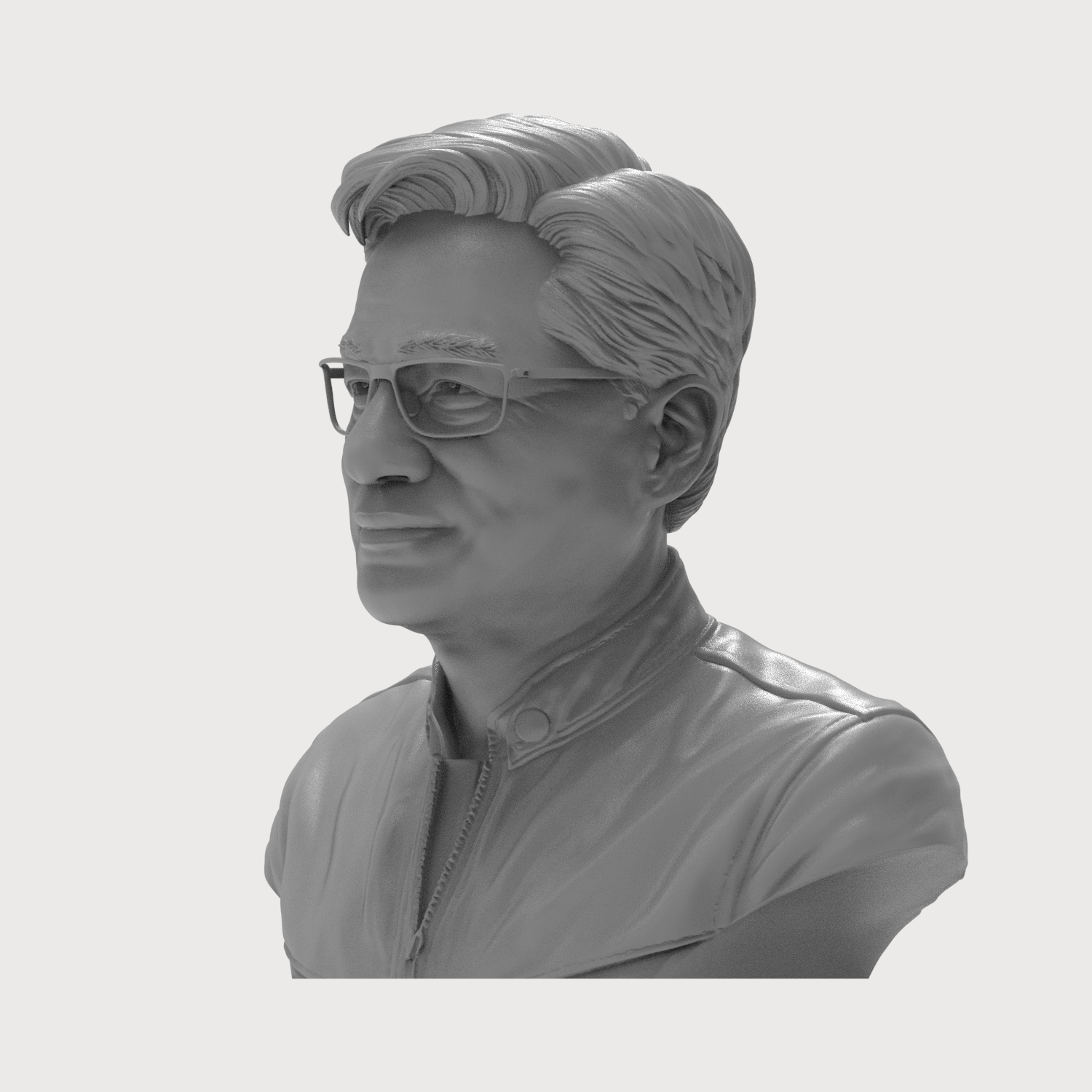 Jensen Huang Bust 3D Printable 3D Model