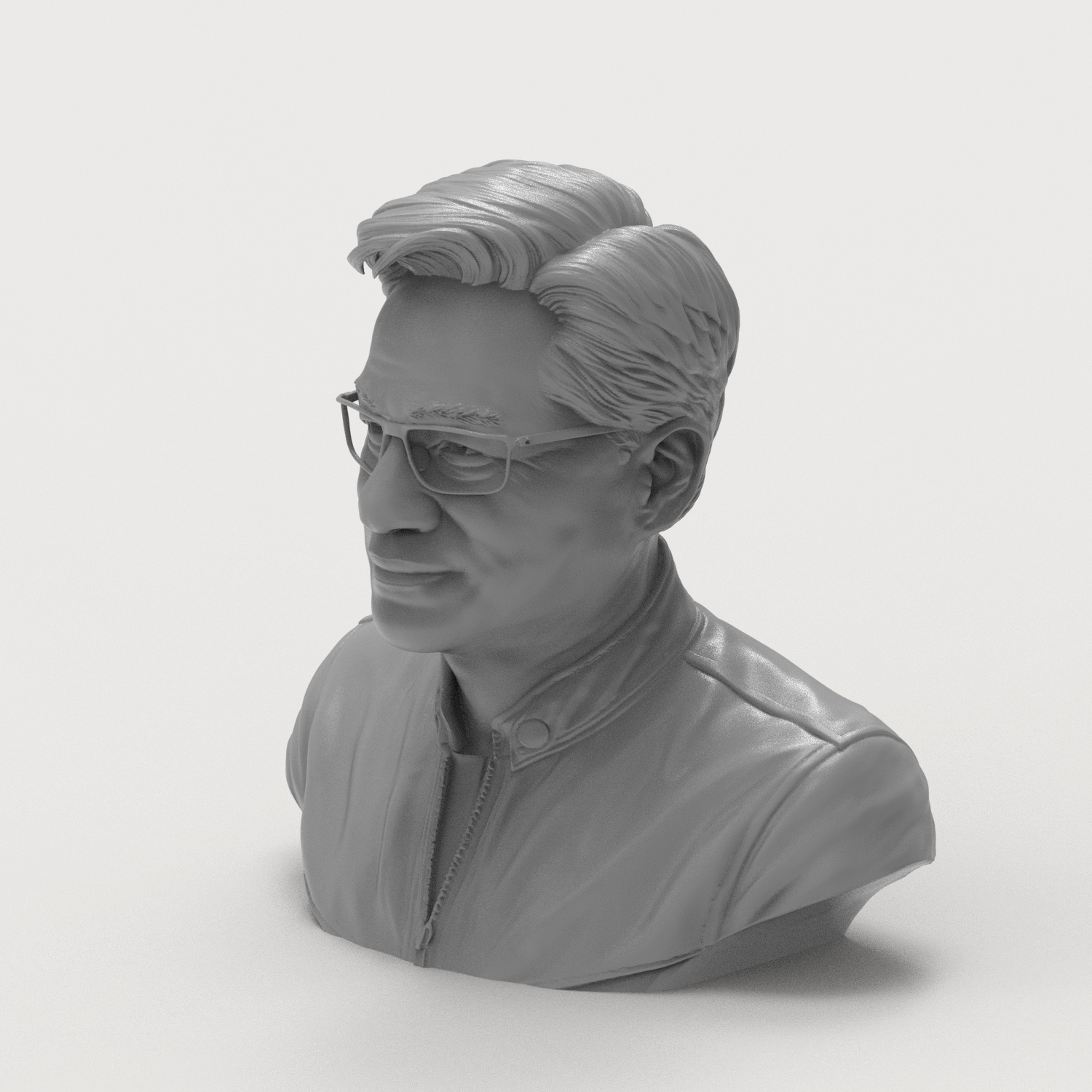 Jensen Huang Bust 3D Printable 3D Model