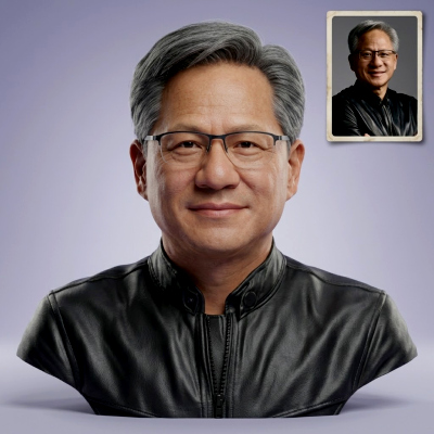 Jensen Huang Bust 3D Printable