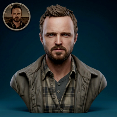 Jesse Pinkman Bust 3D Printable