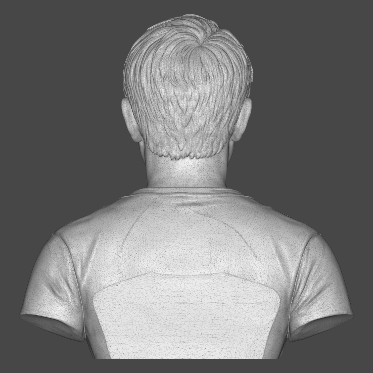Jet Li Bust 3D Print Model 3D Model