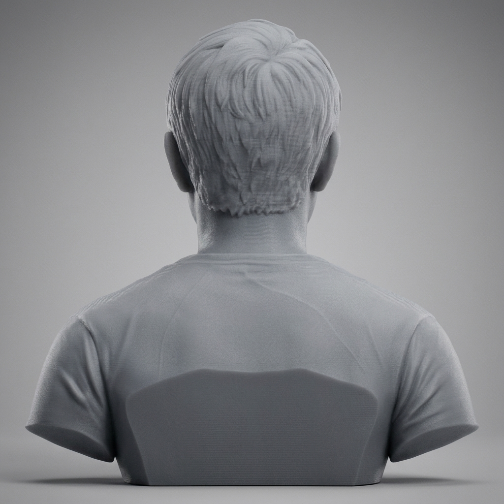 Jet Li Bust 3D Print Model 3D Model