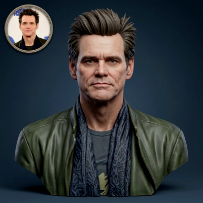 Jim Carrey Bust 3D Printable