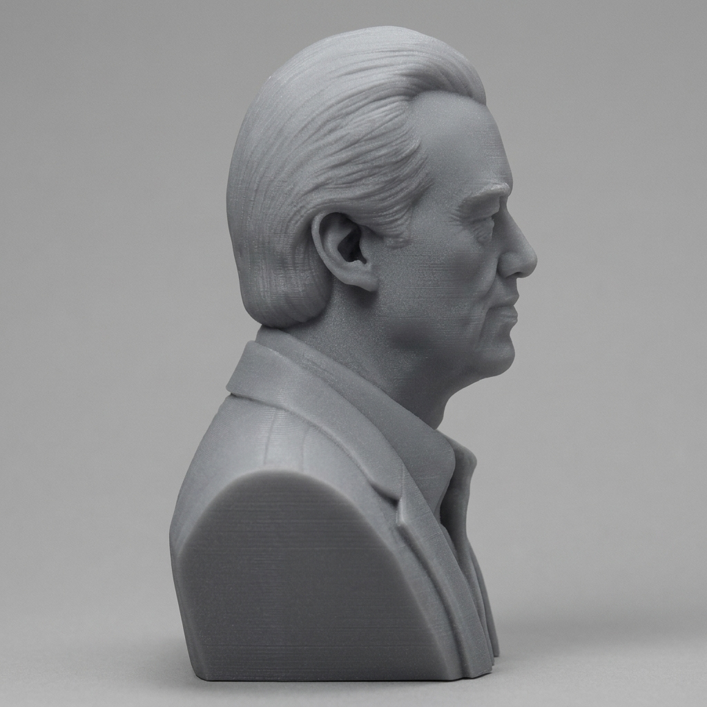 Jimmy Page 3D Printable Bust 3D Model