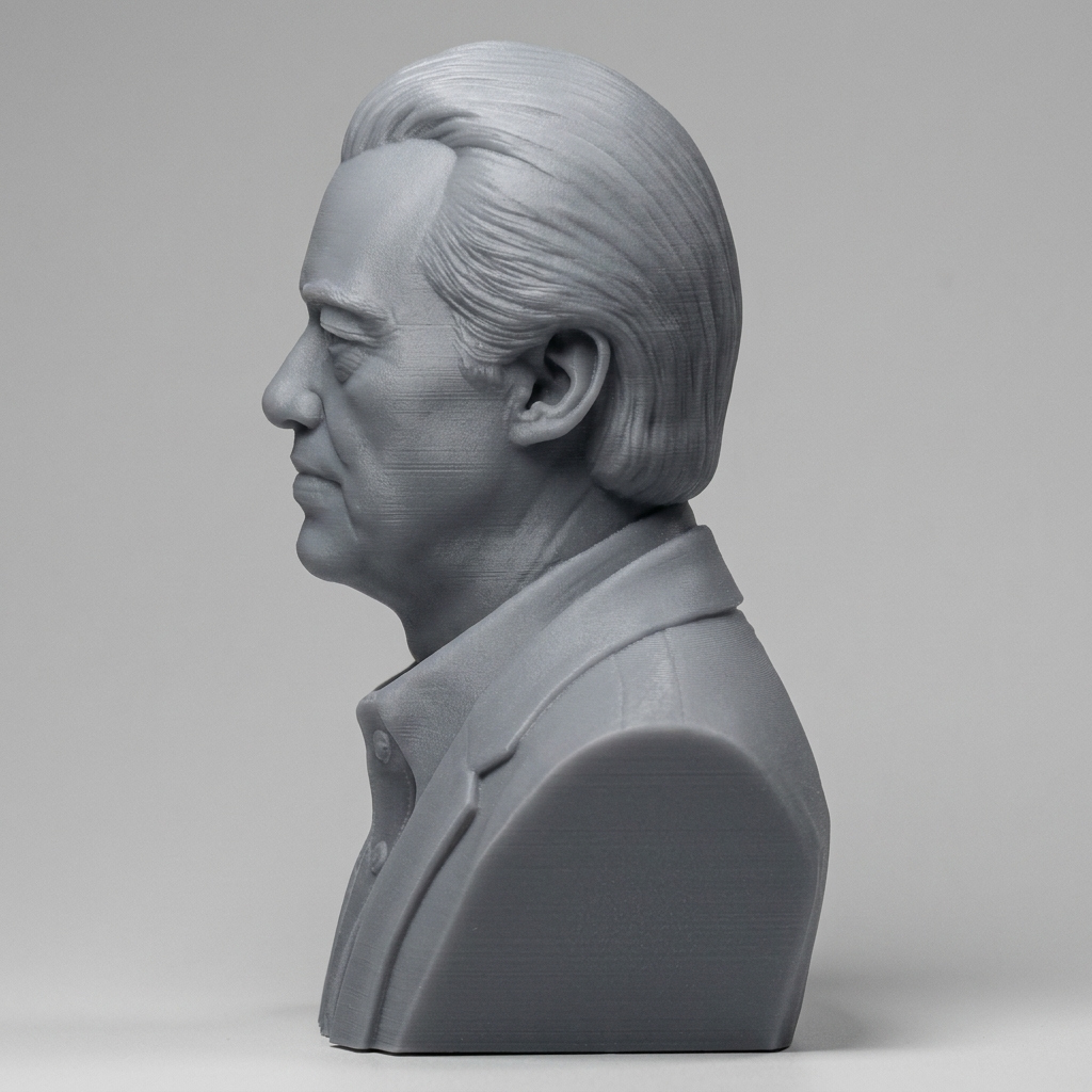 Jimmy Page 3D Printable Bust 3D Model
