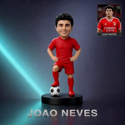 João Neves Footballer Figurine 3D Print Model