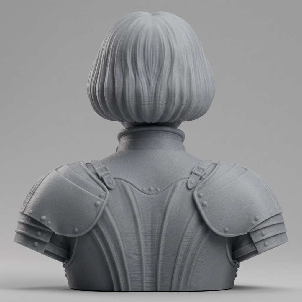 Joan of Arc 3D Printable Bust 3D Model