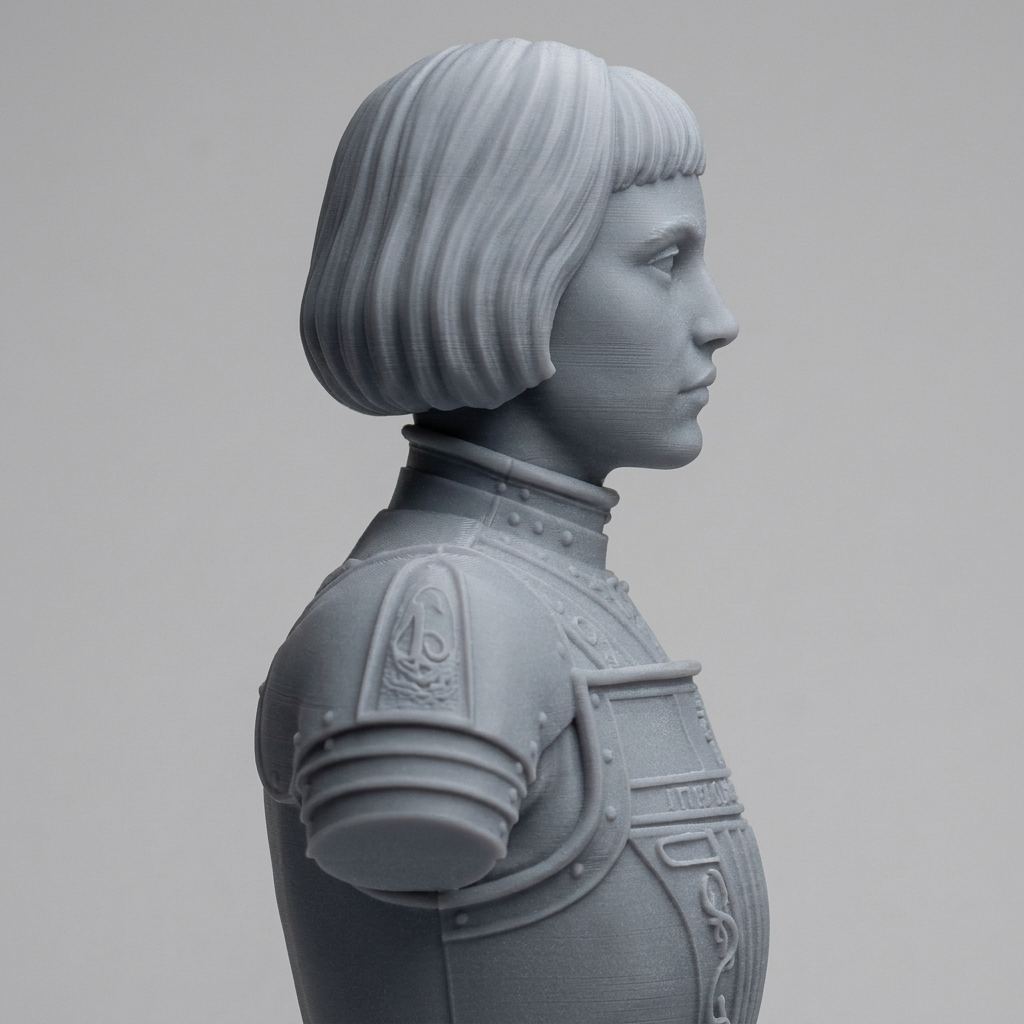 Joan of Arc 3D Printable Bust 3D Model