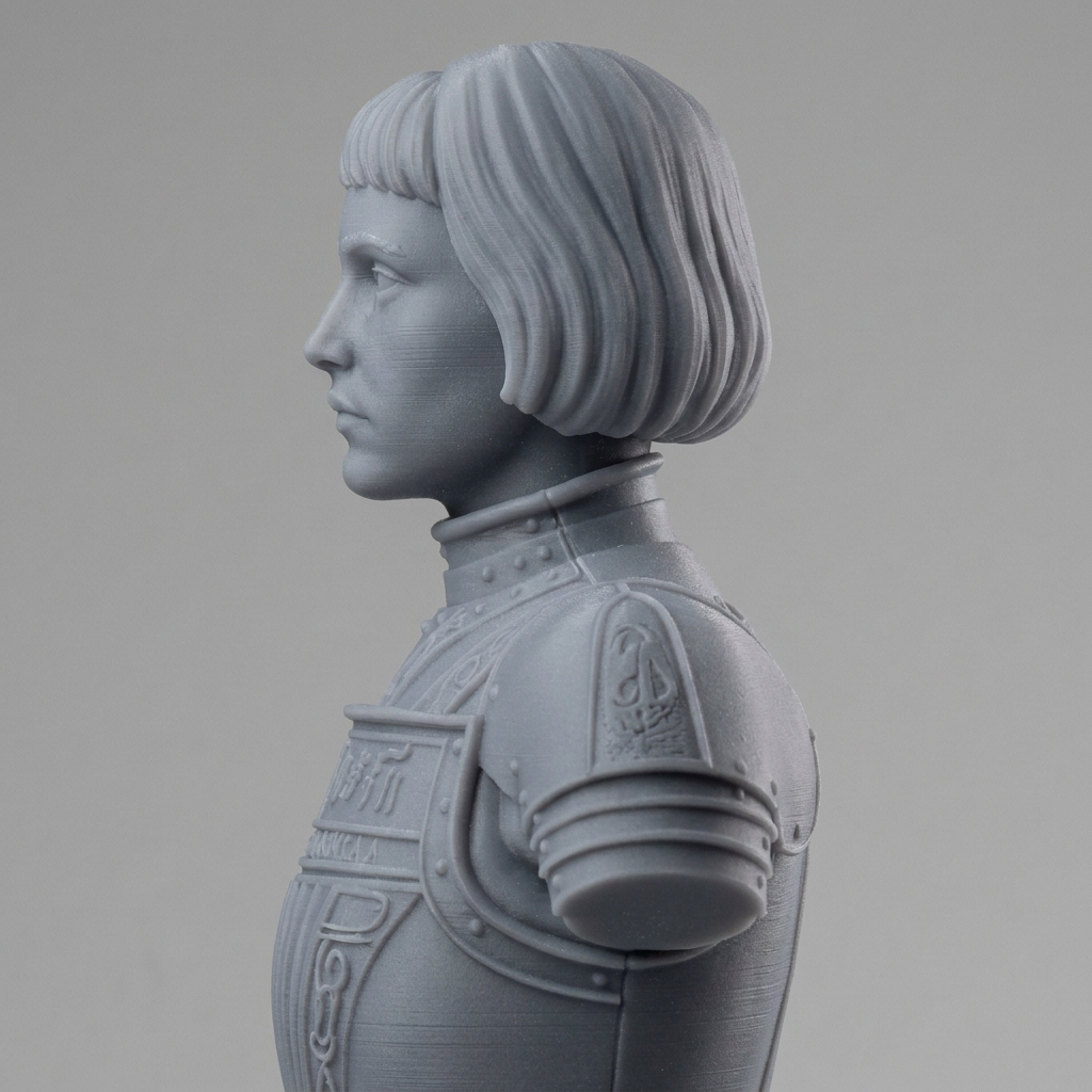 Joan of Arc 3D Printable Bust 3D Model