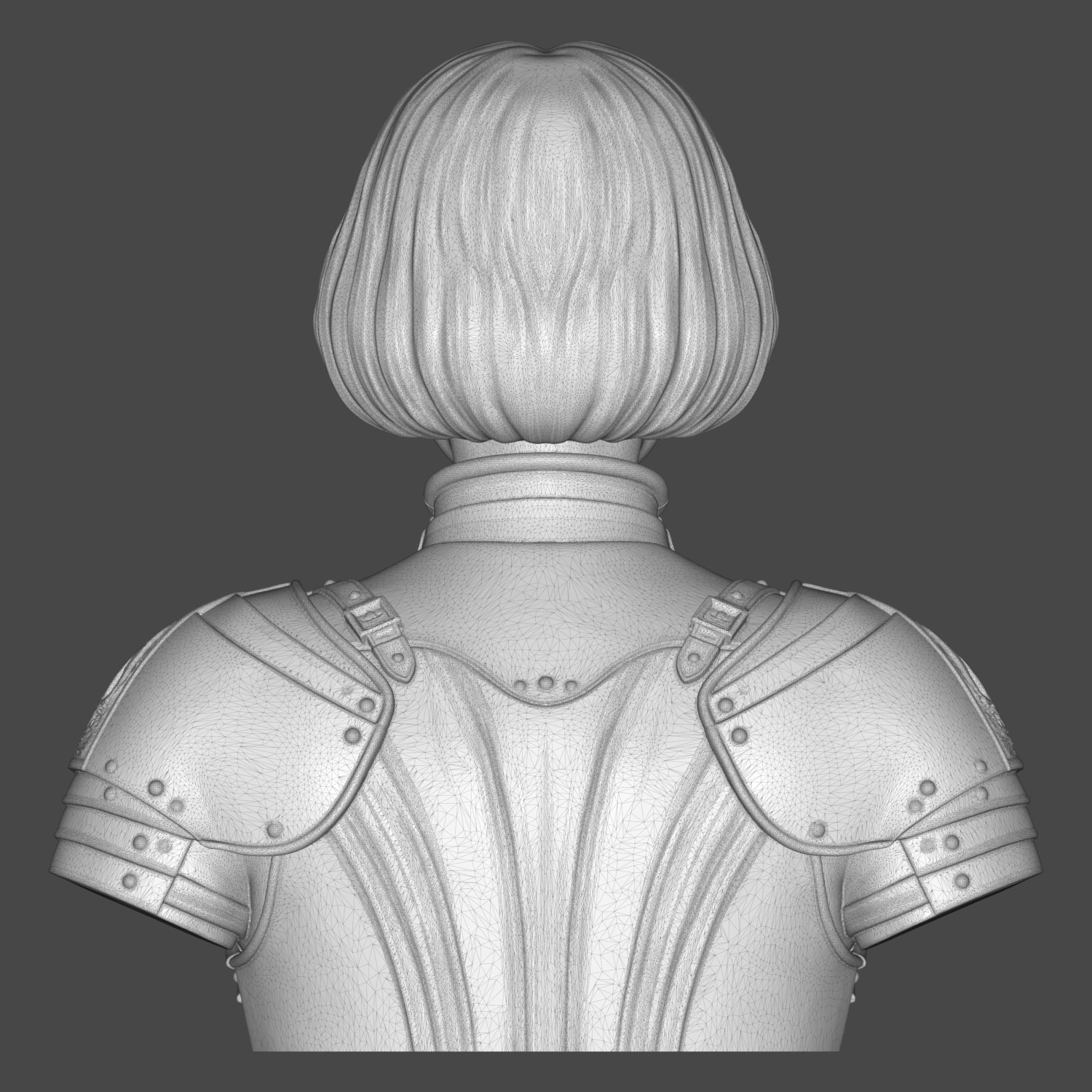 Joan of Arc 3D Printable Bust 3D Model