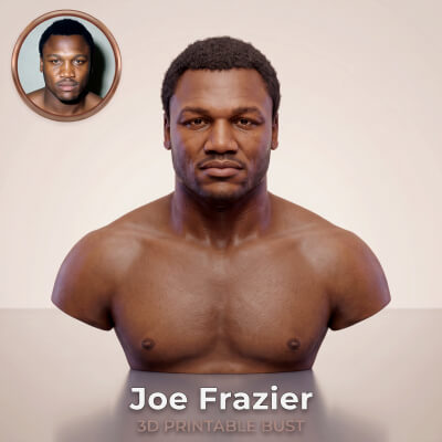 Joe Frazier Boxing Legend Bust