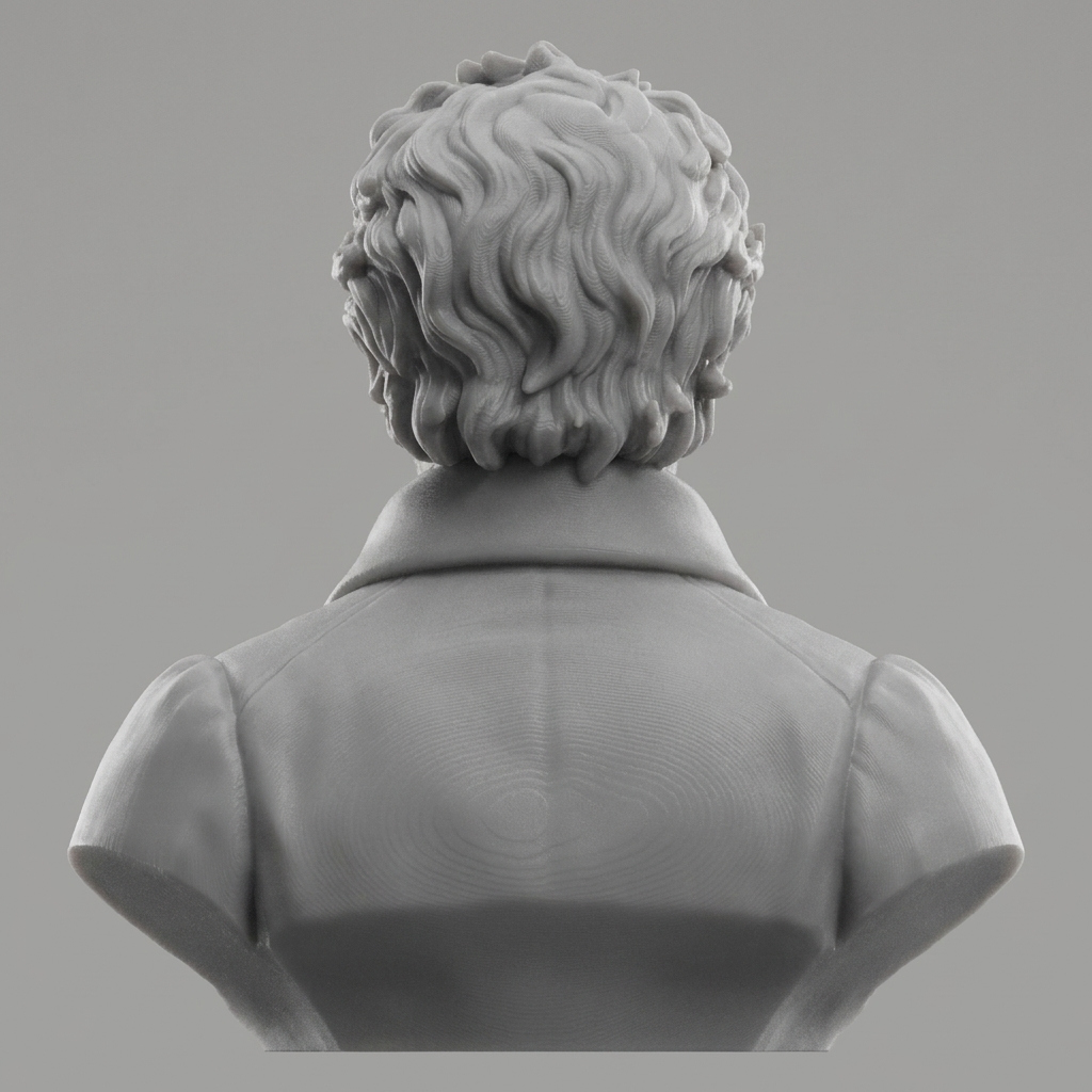 Johann Wolfgang von Goethe 3D Printable Bust 3D Model