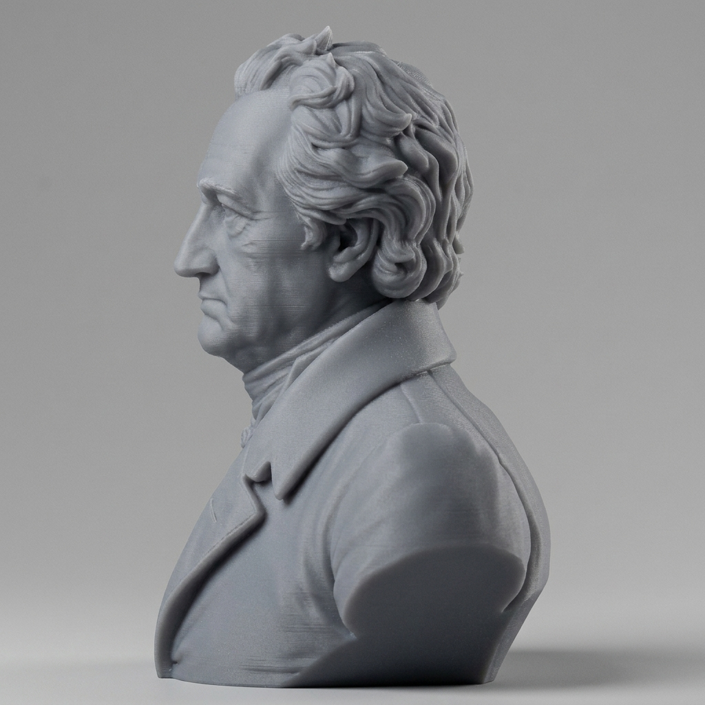 Johann Wolfgang von Goethe 3D Printable Bust 3D Model