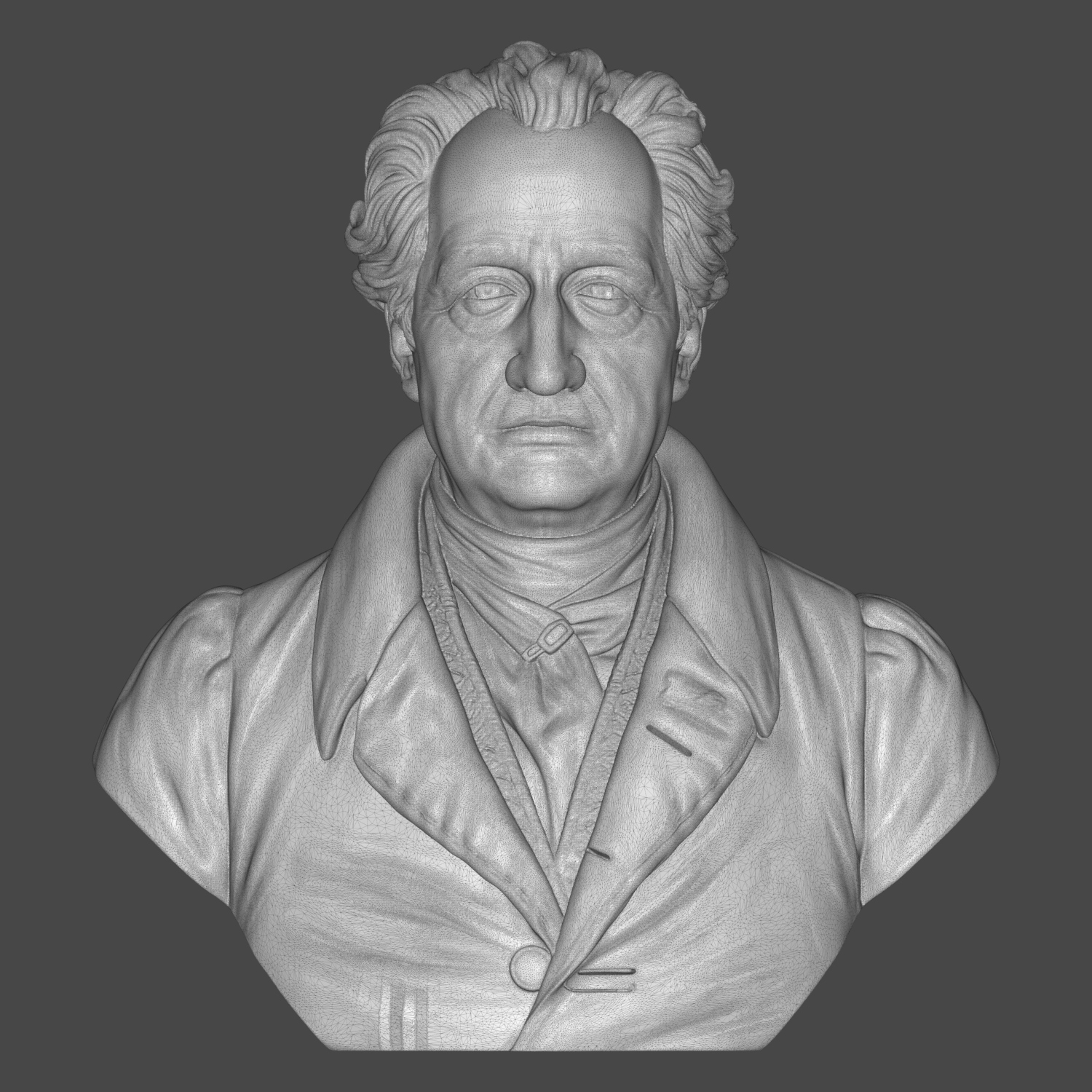 Johann Wolfgang von Goethe 3D Model