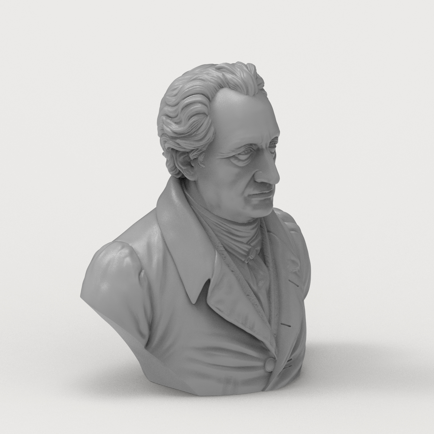 Johann Wolfgang von Goethe 3D Model