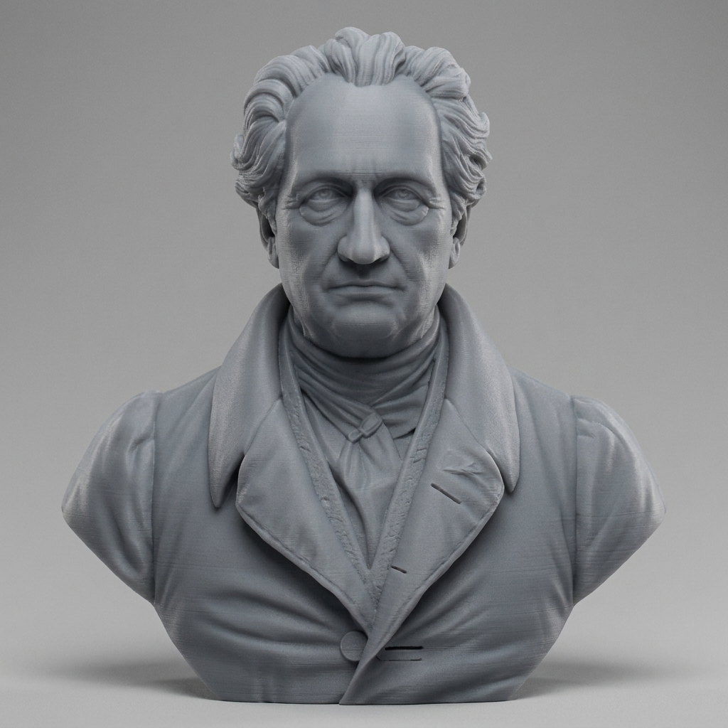 Johann Wolfgang von Goethe 3D Model