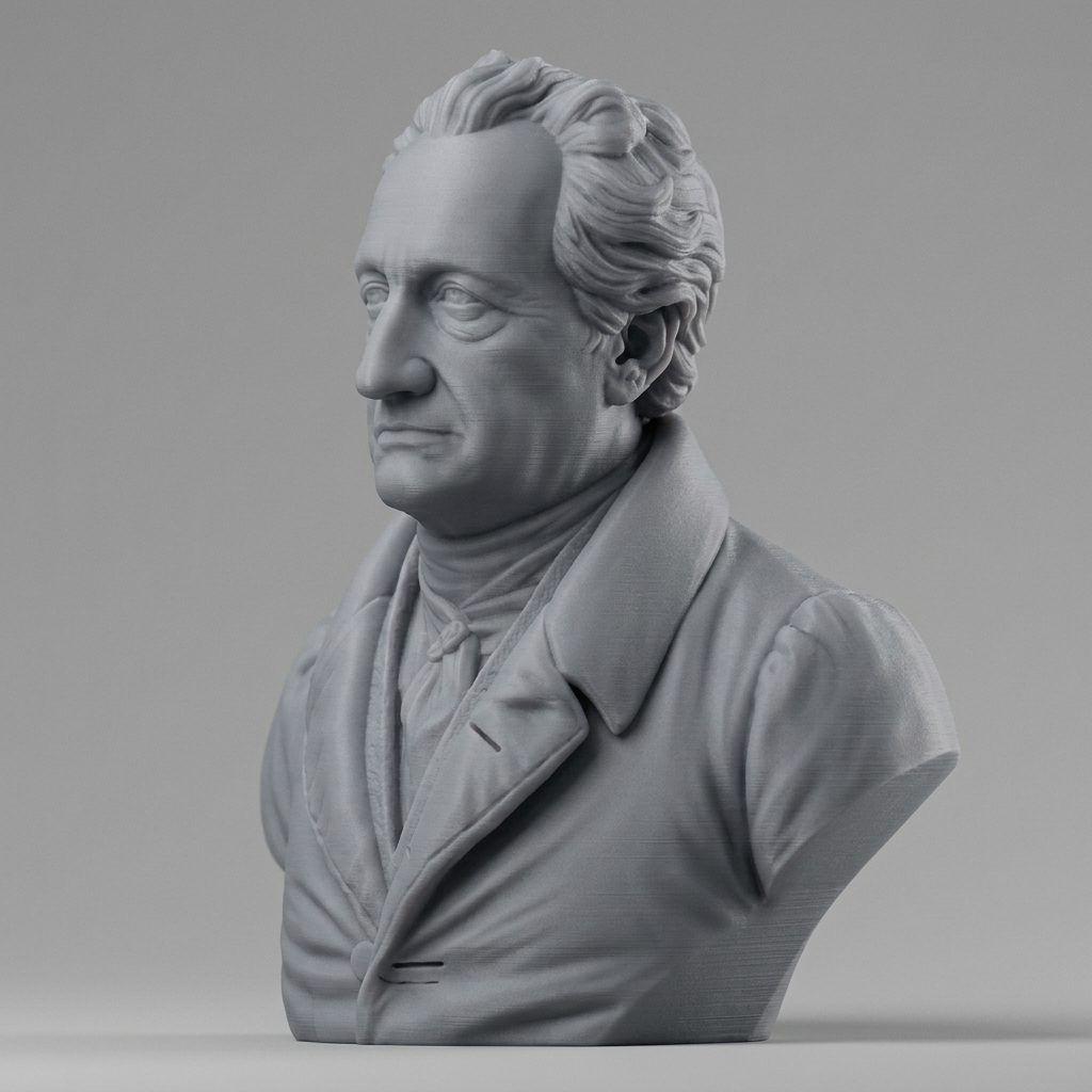 Johann Wolfgang von Goethe 3D Model