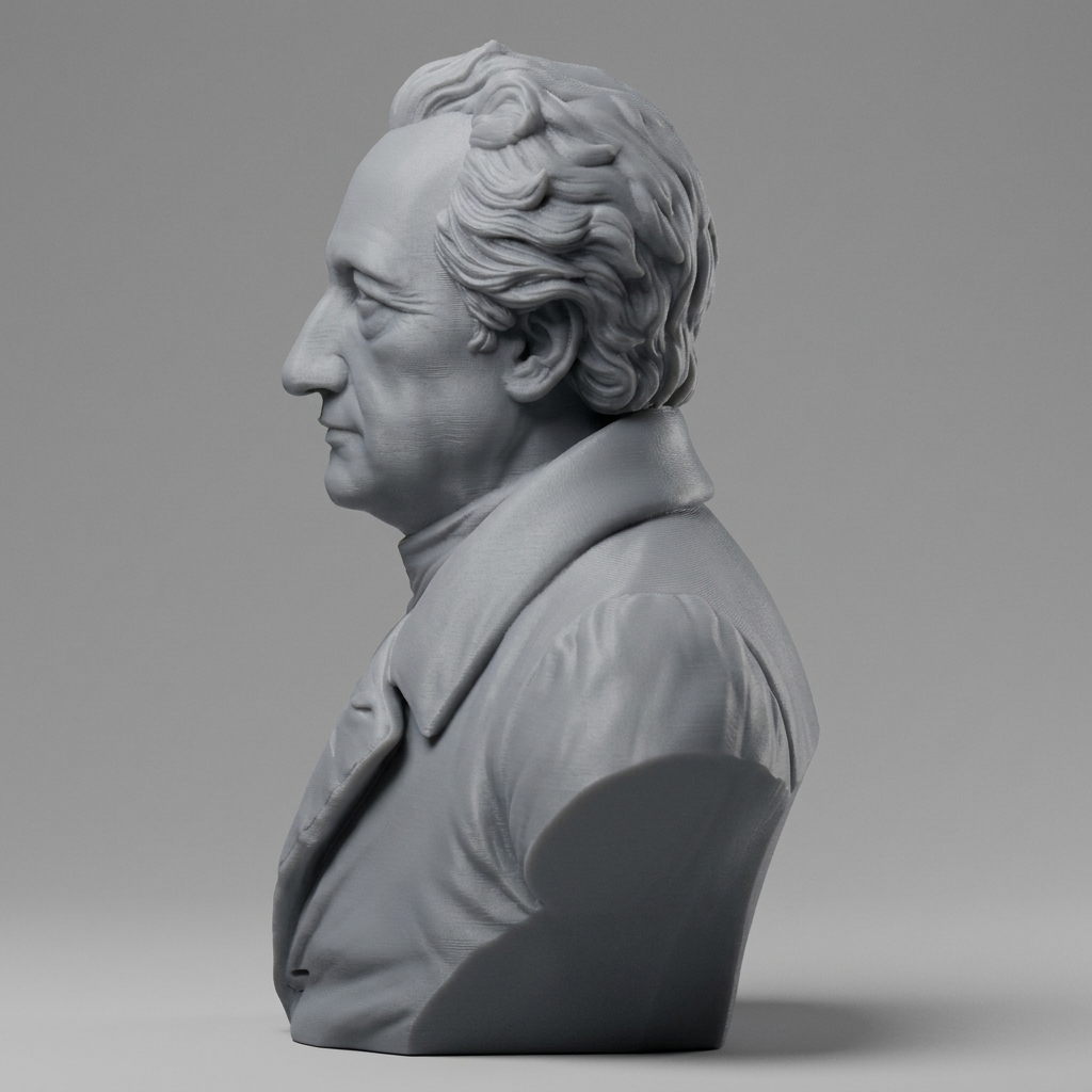 Johann Wolfgang von Goethe 3D Model