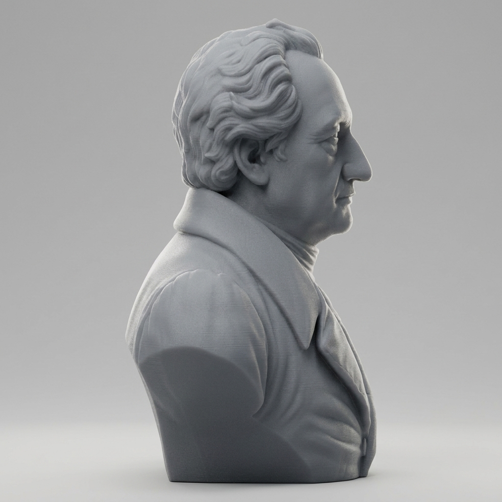 Johann Wolfgang von Goethe 3D Model