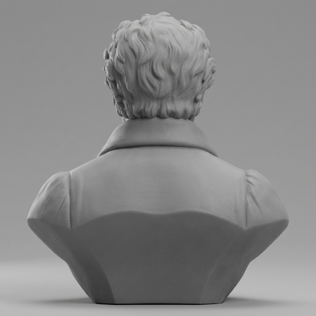 Johann Wolfgang von Goethe 3D Model