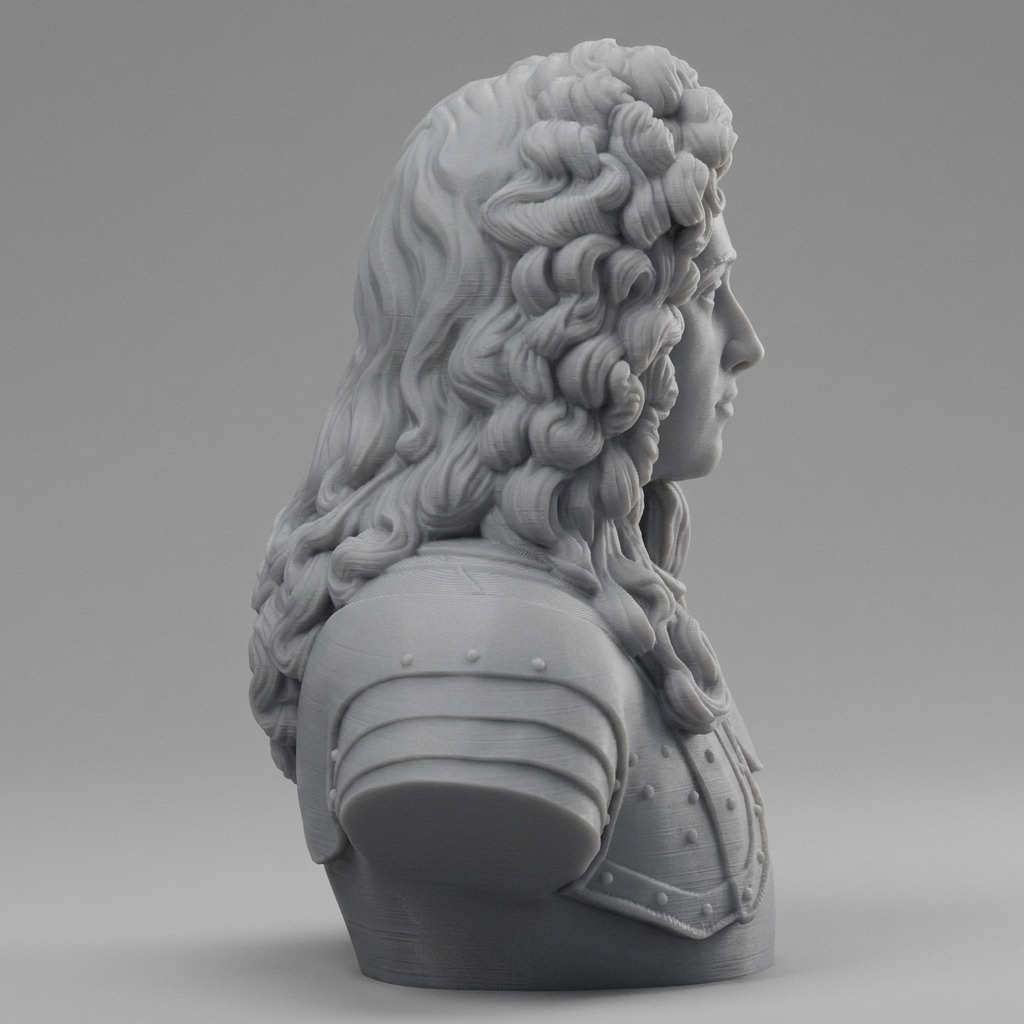 John Churchill Duke of Marlborough Historical Bust 3D Model