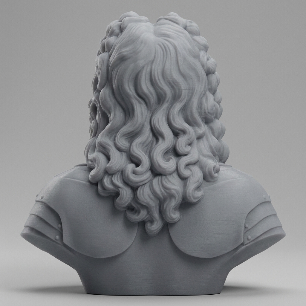 John Churchill Duke of Marlborough Historical Bust 3D Model