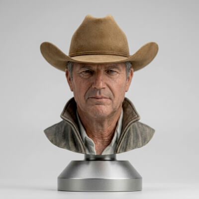 John Dutton 3D-Printable Bust