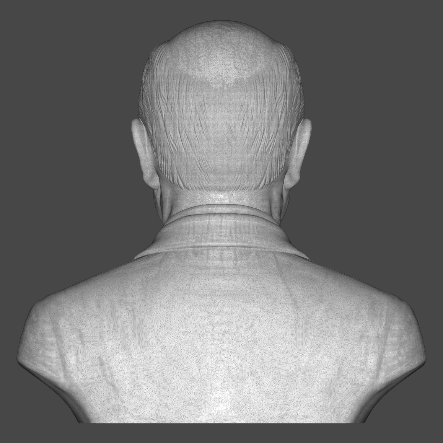John Glenn US Astronaut and Senator Bust 3D Model