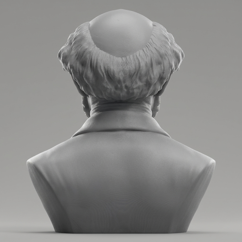 John Stuart Mill 3D Printable Bust 3D Model