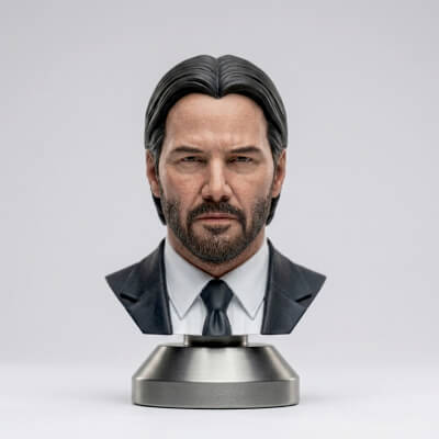 John Wick 3D-Printable Bust