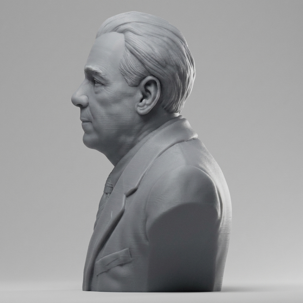 Jorge Luis Borges 3D Printable Bust 3D Model