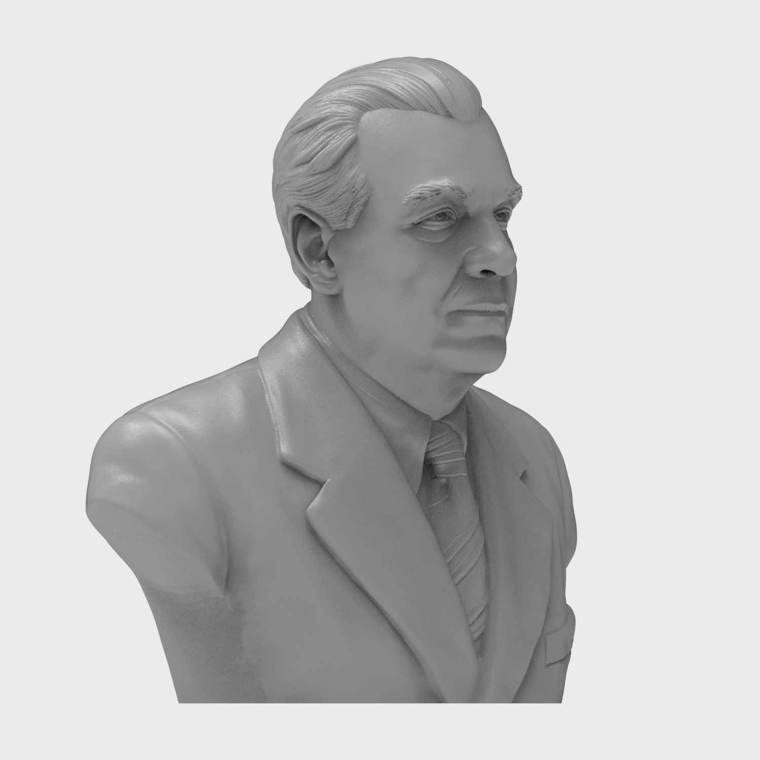 Jorge Luis Borges 3D Printable Bust 3D Model