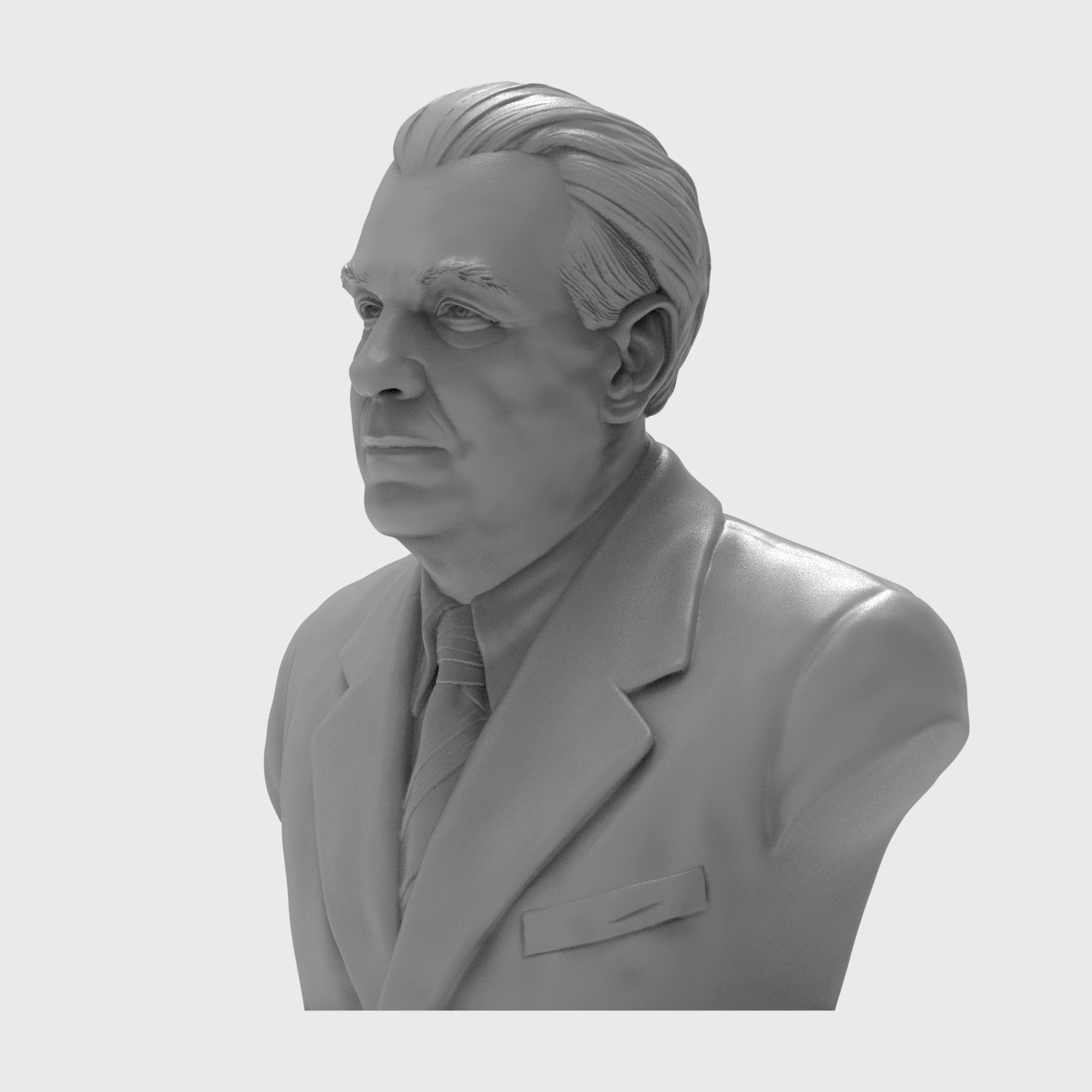 Jorge Luis Borges 3D Printable Bust 3D Model