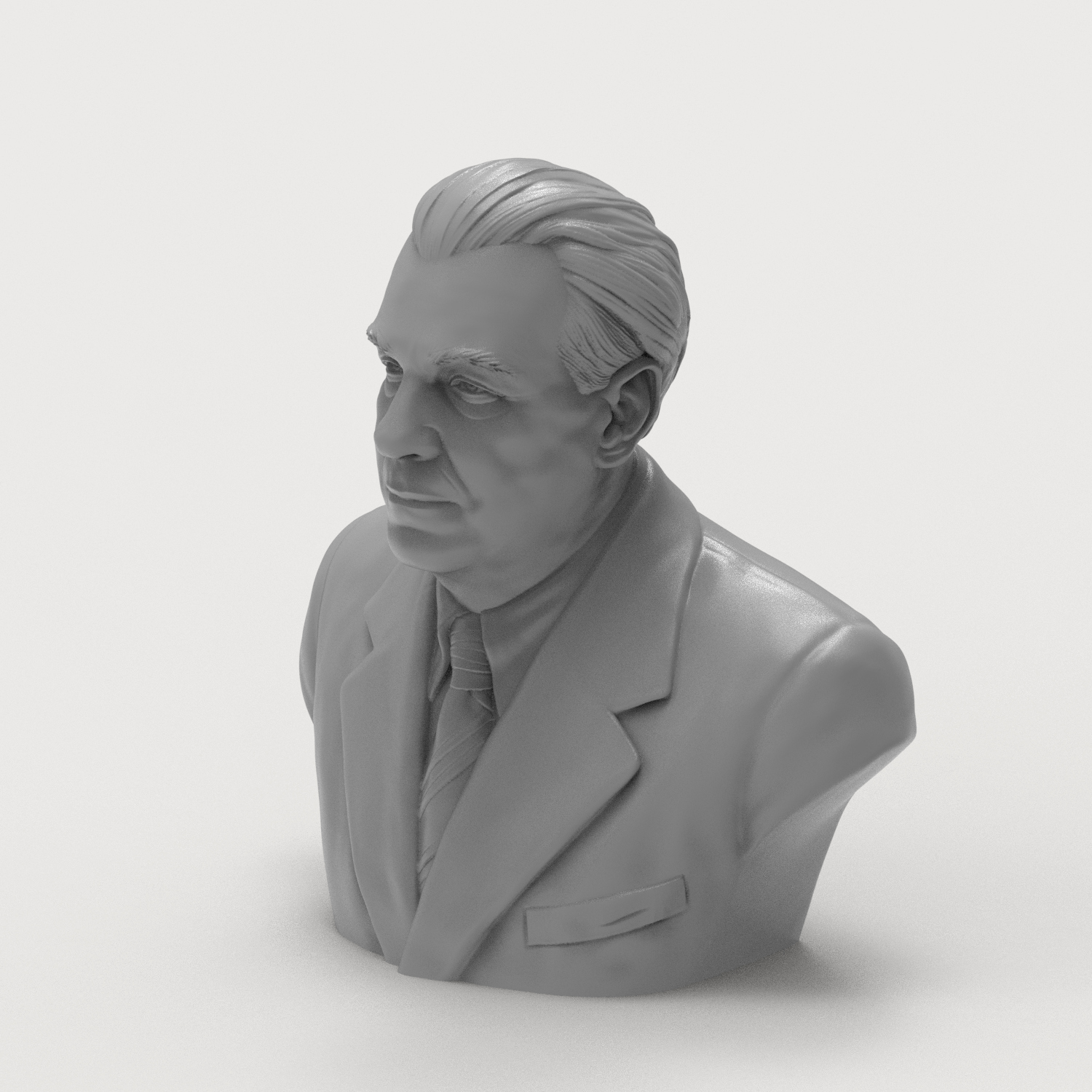 Jorge Luis Borges 3D Printable Bust 3D Model