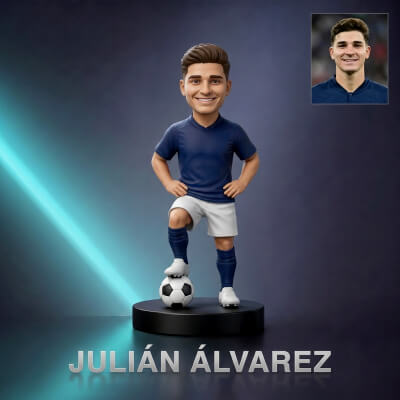 Julián Álvarez Football Player Figurine 3d Pri