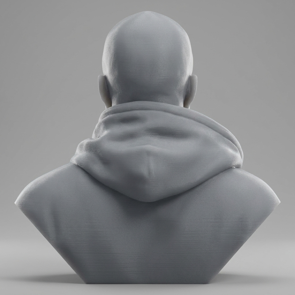 Kanye West 3D Printable Bust 3D Model